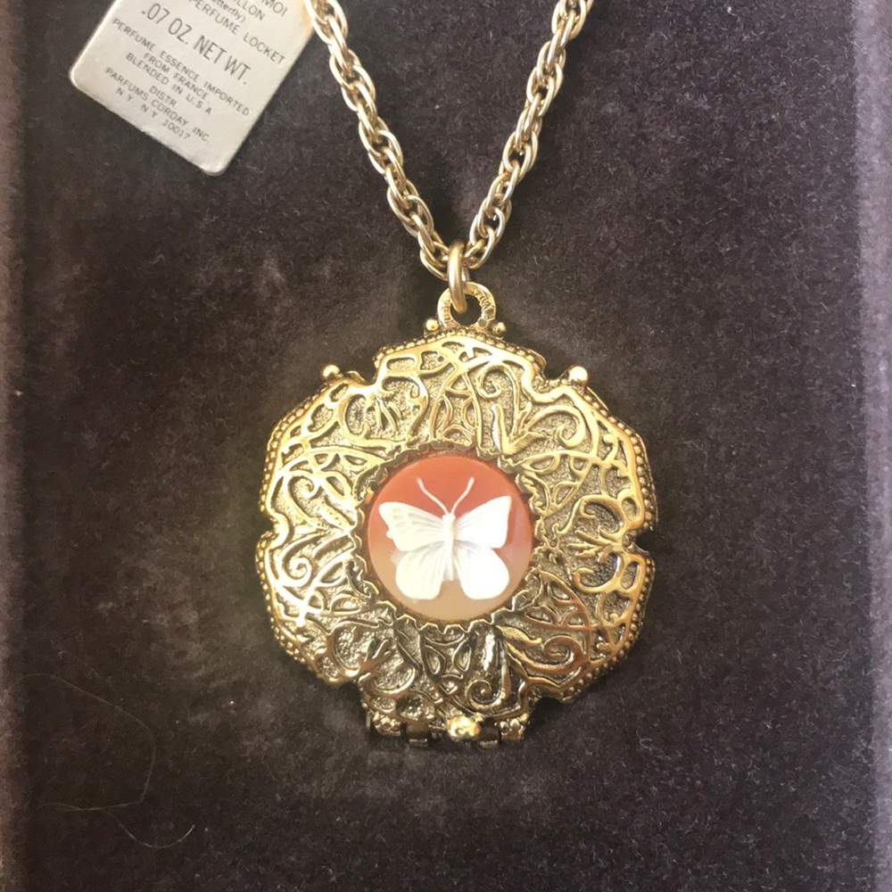 Corday Toujours Moi Le Papillon Butterfly Locket - Picture 4 of 8